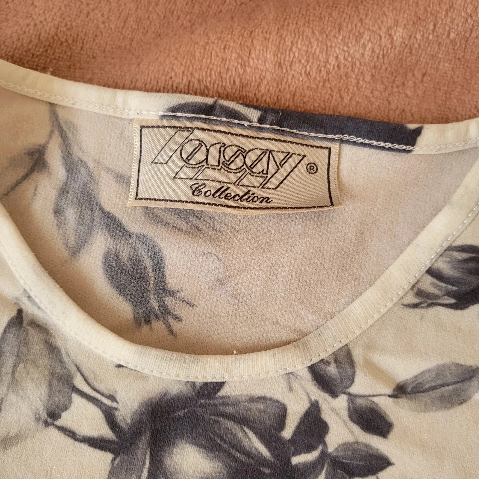 Blusa corta floral vintage – photo 2